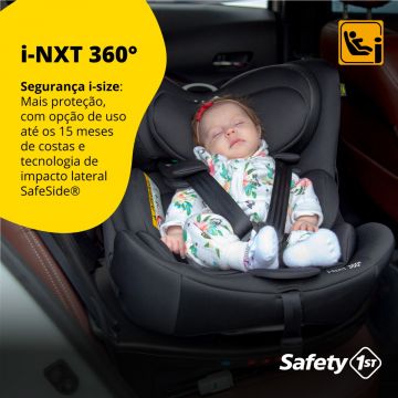 Cadeira de Segurança Para Auto 360 Safety Black com Isofix